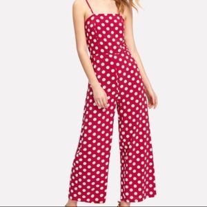 Pants - Brand new red and white polka dot jumpsuit Pants - Brand new red and white polka dot jumpsuit